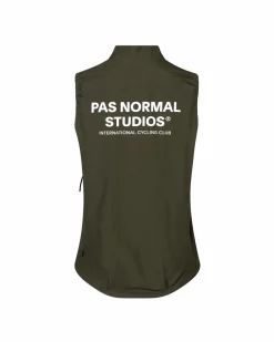 Pas Normal Studios Women's Essential Shield Gilet — Olive^Women Jackets & Gilets