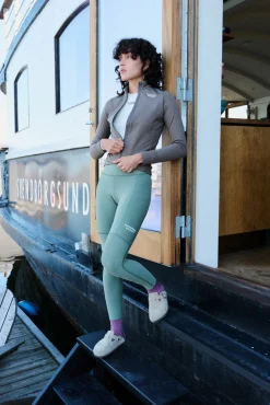 Pas Normal Studios Women's Essential Thermal Long Tights — Dark Celeste^Women Bibs