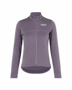 Pas Normal Studios Women's Essential Thermal Long Sleeve Jersey — Dusty Purple^Women Jerseys