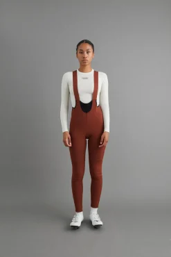 Pas Normal Studios Women's Mechanism Deep Winter Long Bibs — Mahogany^Women Bibs