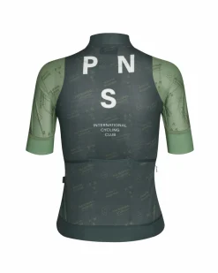 Pas Normal Studios Women's Mechanism Late Drop Jersey — Dark Moss Contrast^Women Jerseys