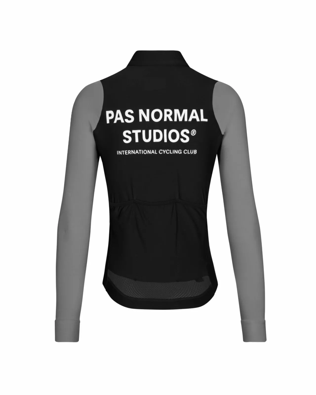 Pas Normal Studios Women's Mechanism Long Sleeve Jersey — Black/Medium Grey^Women Jerseys