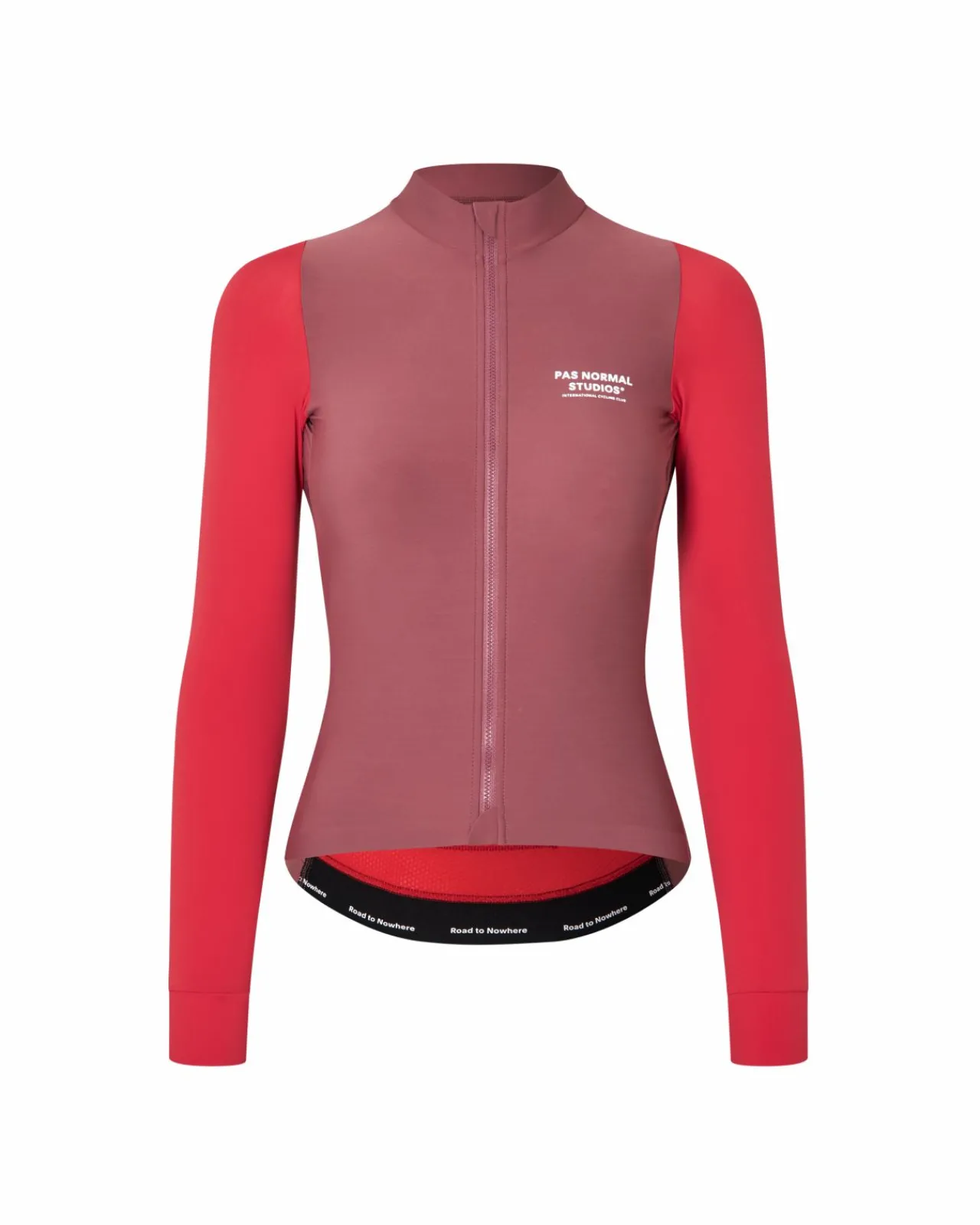 Pas Normal Studios Women's Mechanism Long Sleeve Jersey — Colour Block Red^Women Jerseys