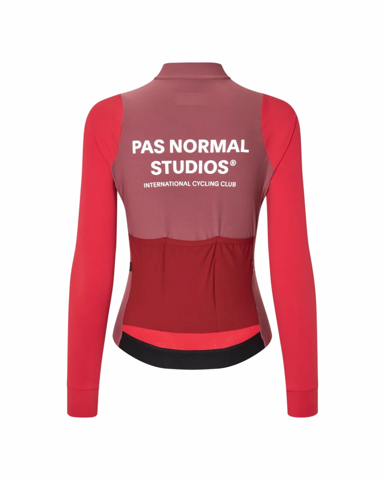 Pas Normal Studios Women's Mechanism Long Sleeve Jersey — Colour Block Red^Women Jerseys