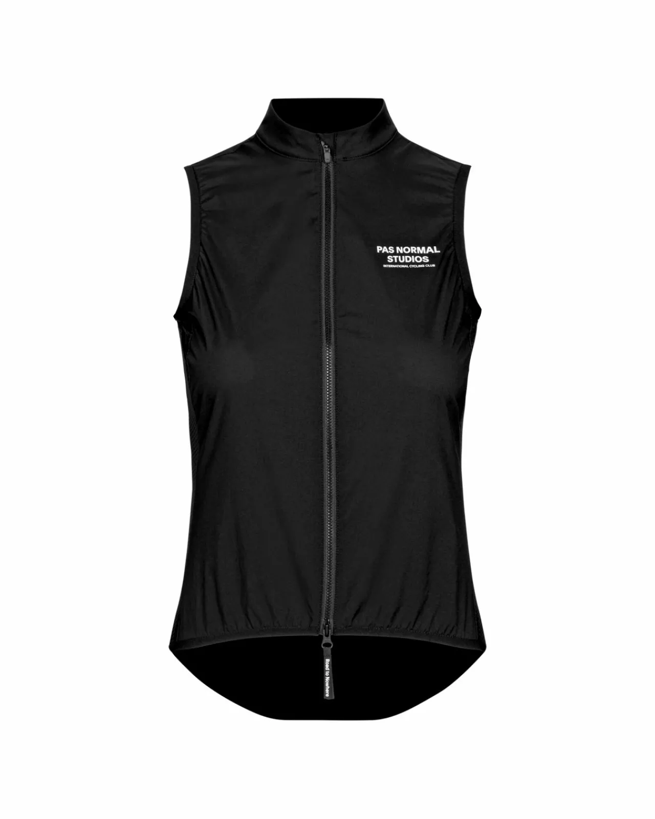 Pas Normal Studios Women's Mechanism Stow Away Gilet — Black^Women Jackets & Gilets