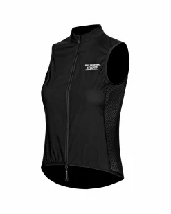 Pas Normal Studios Women's Mechanism Stow Away Gilet — Black^Women Jackets & Gilets