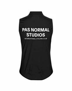 Pas Normal Studios Women's Mechanism Stow Away Gilet — Black^Women Jackets & Gilets