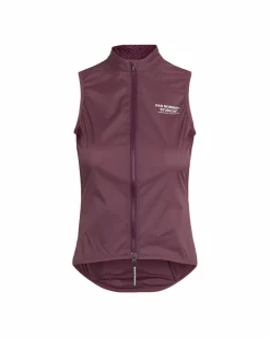 Pas Normal Studios Women's Mechanism Stow Away Gilet — Light Burgundy^Women Jackets & Gilets