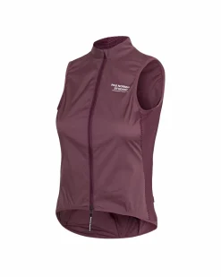 Pas Normal Studios Women's Mechanism Stow Away Gilet — Light Burgundy^Women Jackets & Gilets