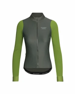 Pas Normal Studios Women's Mechanism Thermal Long Sleeve Jersey — Ivy Green^Women Jerseys