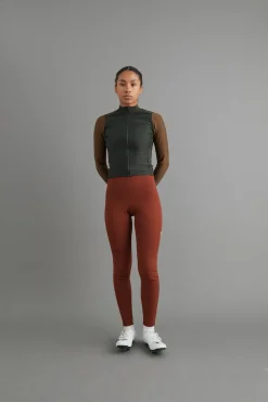 Pas Normal Studios Women's Mechanism Thermal Long Sleeve Jersey — Dark Olive / Army Brown^Women Jerseys