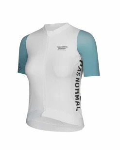 Pas Normal Studios Women's Midsummer Jersey — Dusty Blue Sleeve^Women Jerseys