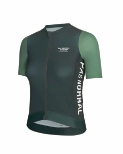 Pas Normal Studios Women's Midsummer Jersey — Green Sleeve^Women Jerseys