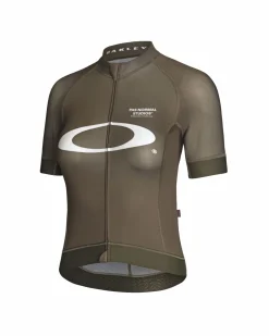 Pas Normal Studios Women's Oakley Mechansim Jersey — Black Olive^Women Jerseys