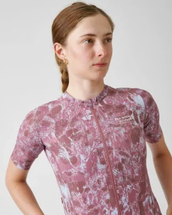 Pas Normal Studios Women's Solitude Late Drop Jersey — Burgundy^Women Jerseys