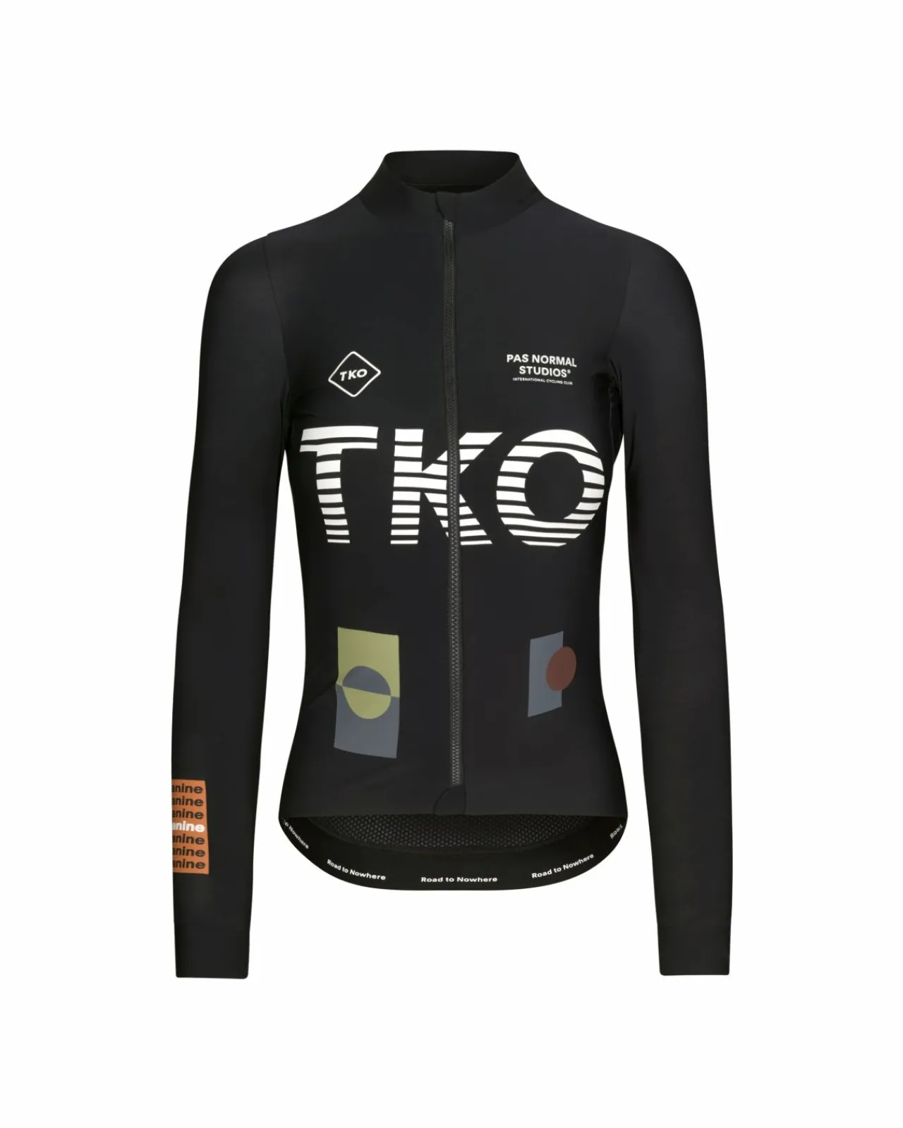 Pas Normal Studios Women's T.K.O. Mechanism Long Sleeve Jersey — Black^Women Jerseys