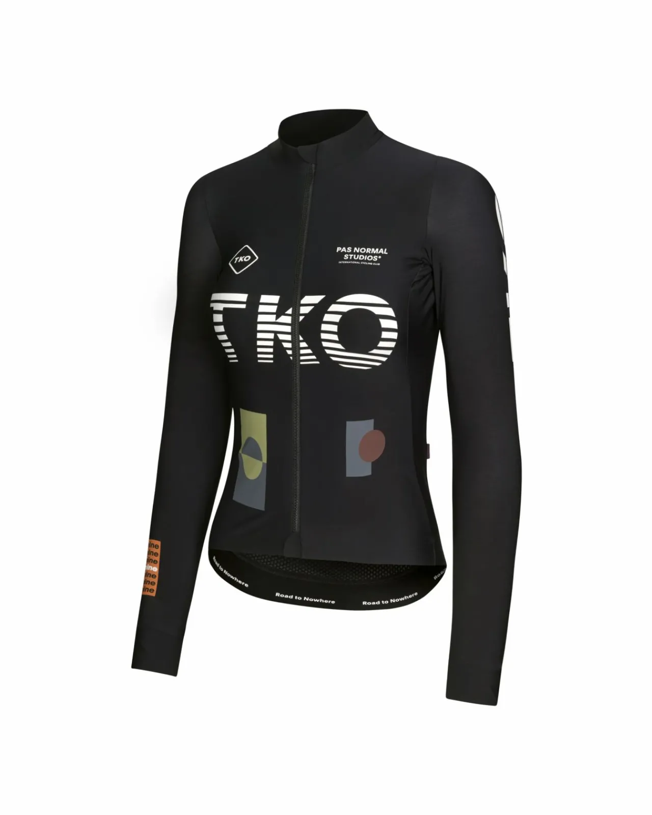 Pas Normal Studios Women's T.K.O. Mechanism Long Sleeve Jersey — Black^Women Jerseys