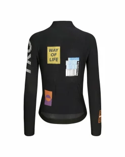Pas Normal Studios Women's T.K.O. Mechanism Long Sleeve Jersey — Black^Women Jerseys