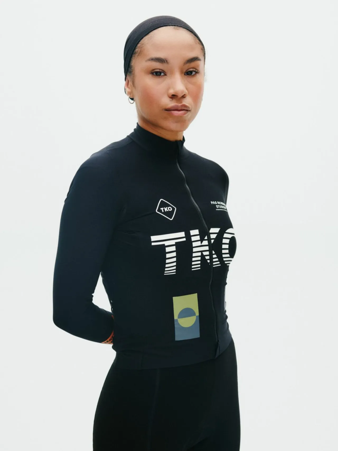 Pas Normal Studios Women's T.K.O. Mechanism Long Sleeve Jersey — Black^Women Jerseys