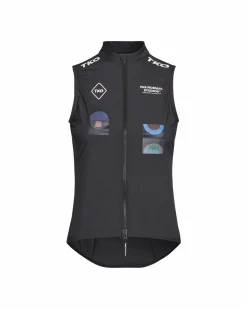 Pas Normal Studios Women's T.K.O. Mechanism Stow Away Gilet — Charcoal^Women Jackets & Gilets