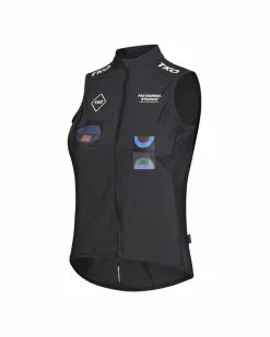 Pas Normal Studios Women's T.K.O. Mechanism Stow Away Gilet — Charcoal^Women Jackets & Gilets